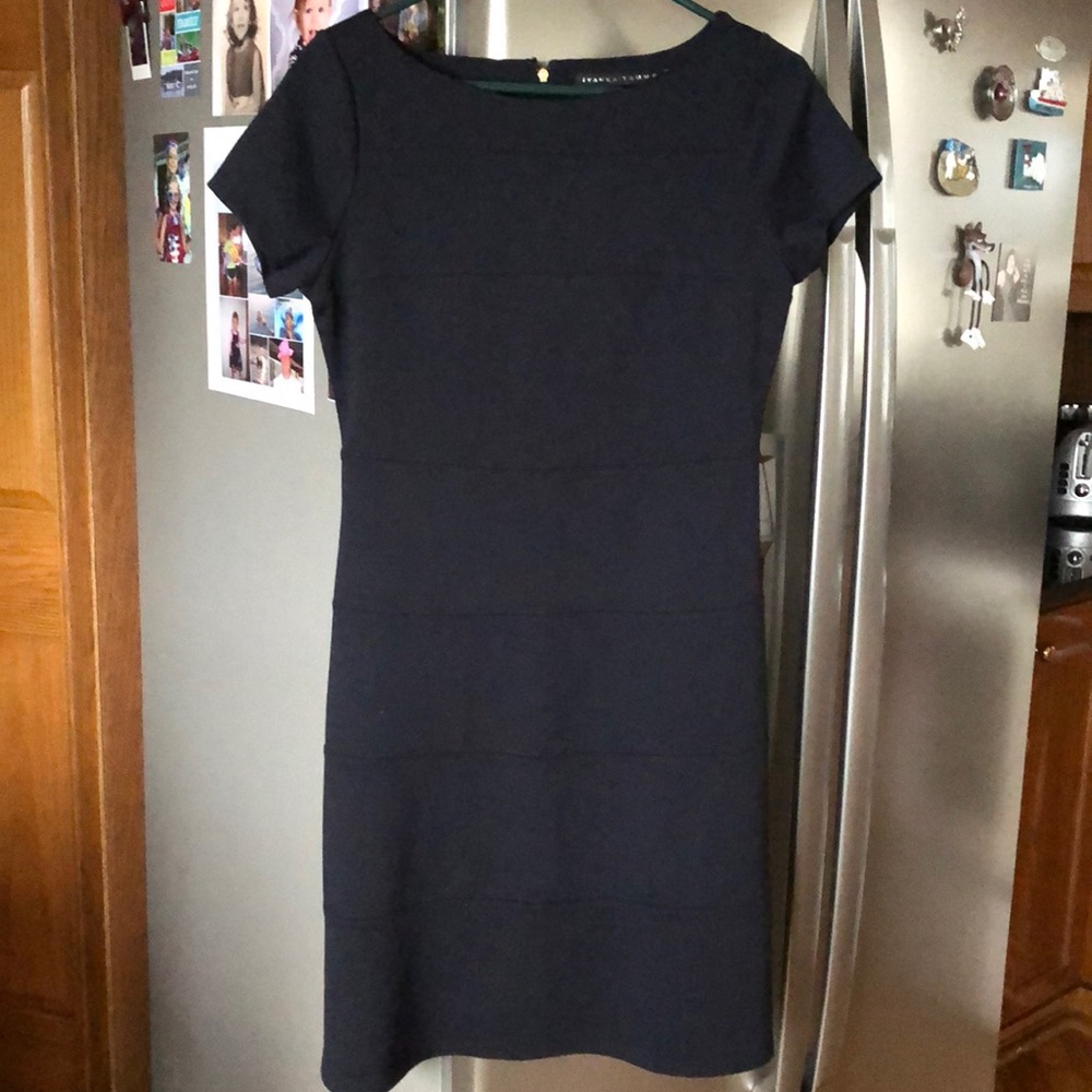 Ivanka Trump stretchy black dress